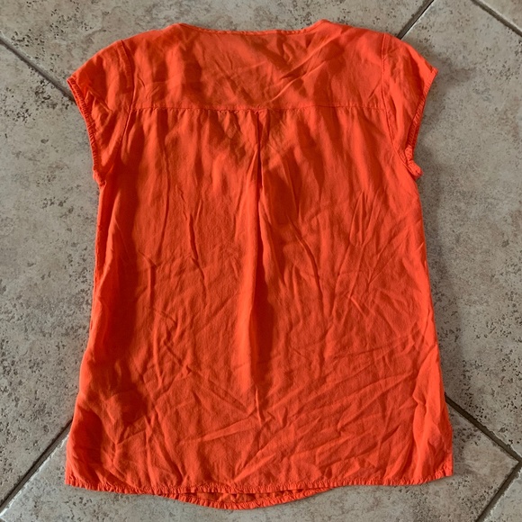 Banana Republic Orange SS Top XS - Picture 5 of 5